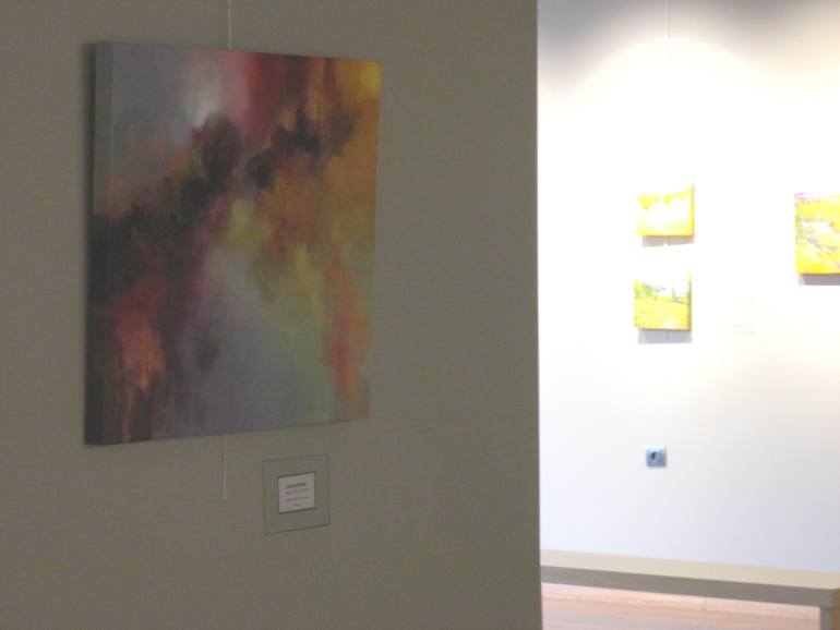 Original Abstract Expressionism Abstract Painting by Alex Raynham