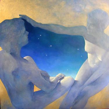 Original Figurative Love Paintings by Alba Vila Pons