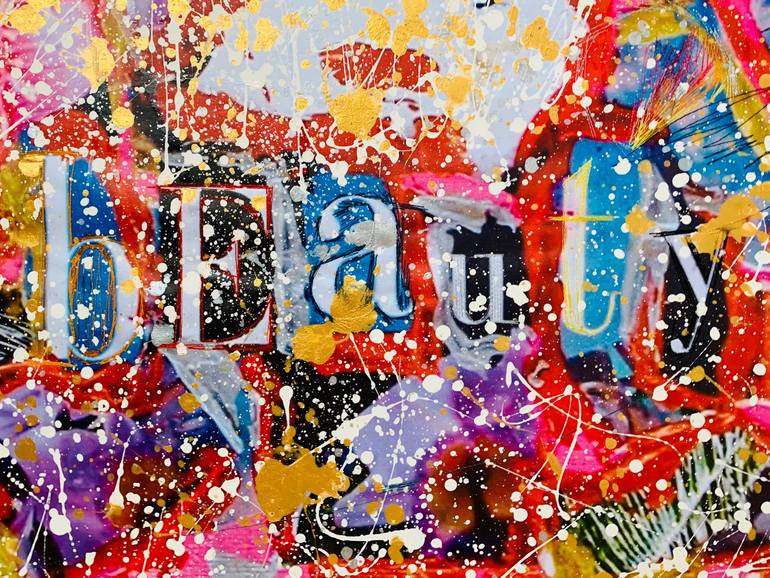 Original Abstract People Painting by Miranda Rumina