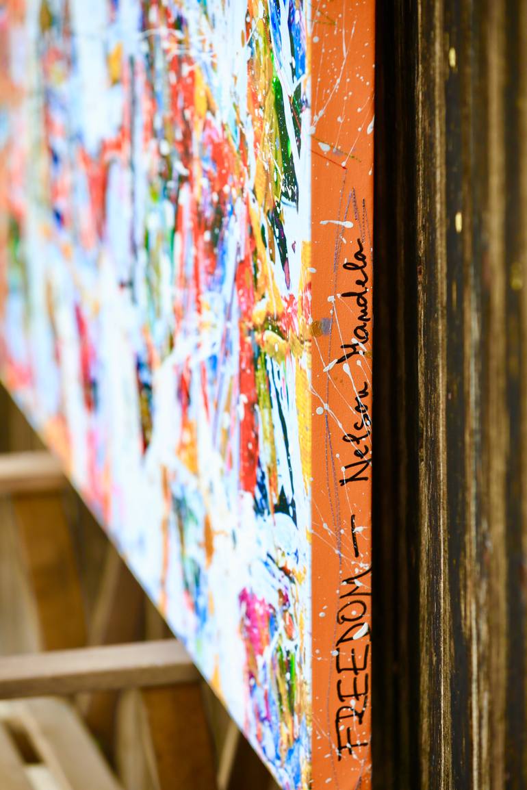 Original Abstract Pop Culture/Celebrity Painting by Miranda Rumina