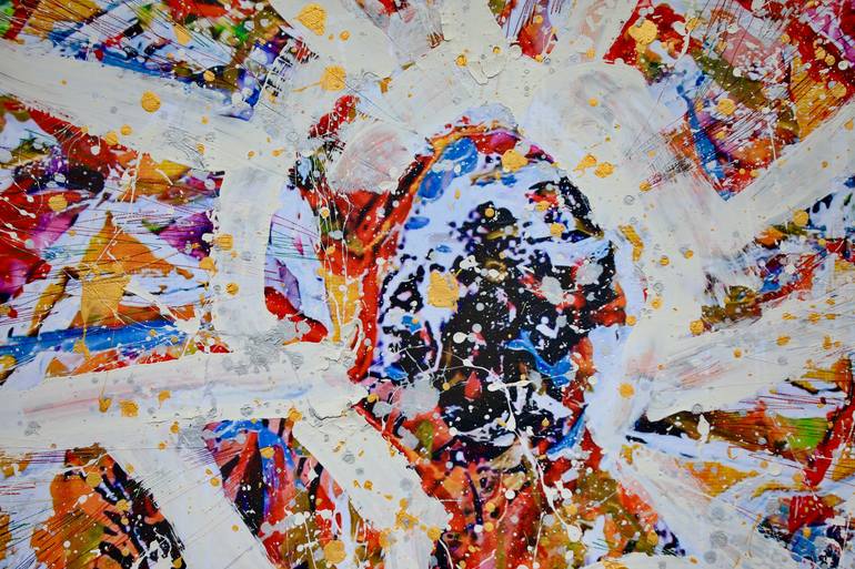 Original Abstract Pop Culture/Celebrity Painting by Miranda Rumina