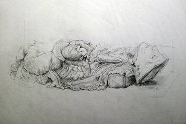 Original Fine Art Mortality Drawings by Jennifer Crouch