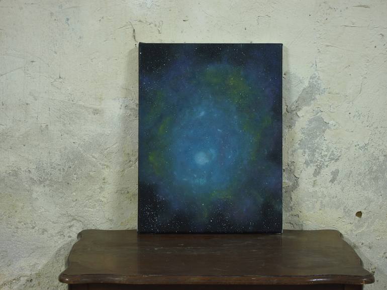 Original Realism Outer Space Painting by Tui Sada