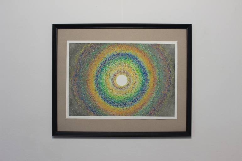 Original Impressionism Outer Space Painting by Tui Sada