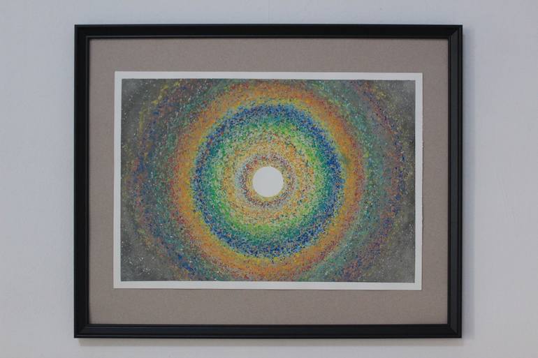 Original Impressionism Outer Space Painting by Tui Sada