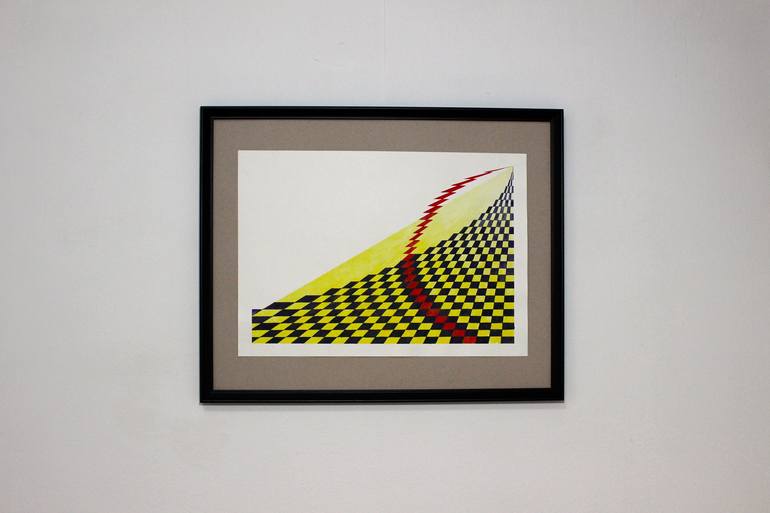 Original Geometric Painting by Tui Sada