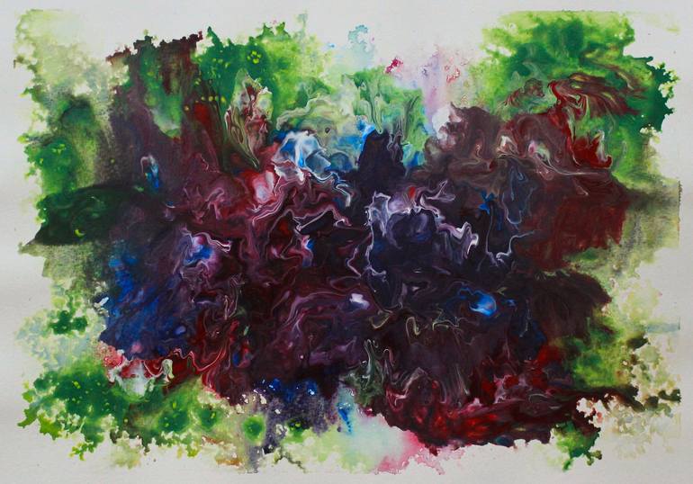 Original Abstract Painting by Tui Sada