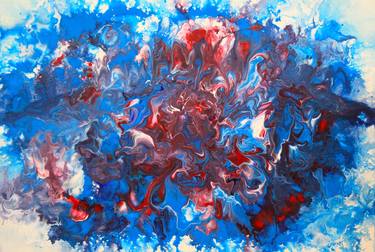 Original Abstract Expressionism Abstract Paintings by Tui Sada