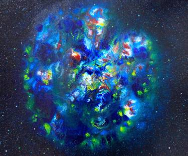 Original Outer Space Paintings by Tui Sada
