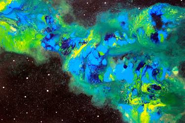 Original Outer Space Paintings by Tui Sada