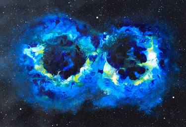 Original Outer Space Paintings by Tui Sada