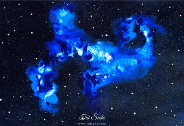 Original Fine Art Outer Space Paintings by Tui Sada