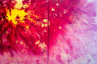 Original Abstract Expressionism Abstract Paintings by Hufreesh Dumasia Chopra