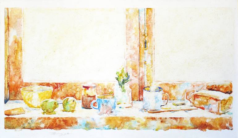 Original Figurative Still Life Paintings by Toño Vega