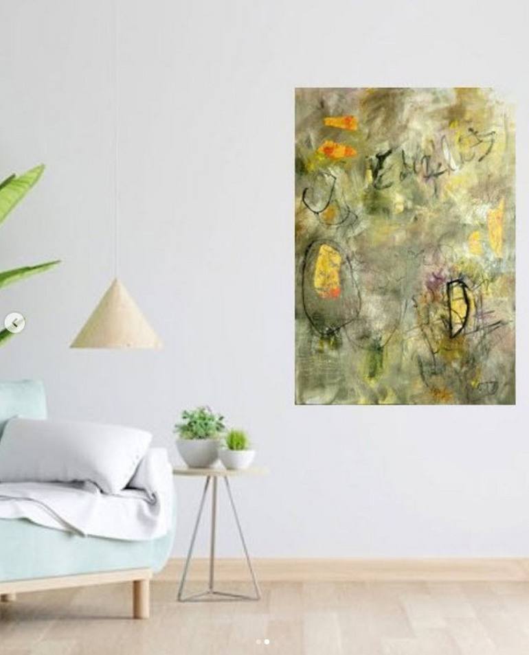 Original Abstract Expressionism Abstract Painting by Cheryl Wilson