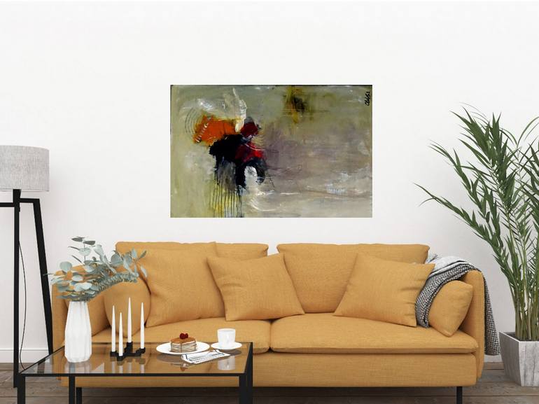 Original Abstract Expressionism Abstract Painting by Cheryl Wilson