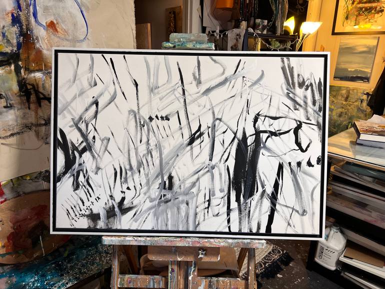 Original Abstract Expressionism Abstract Painting by Cheryl Wilson