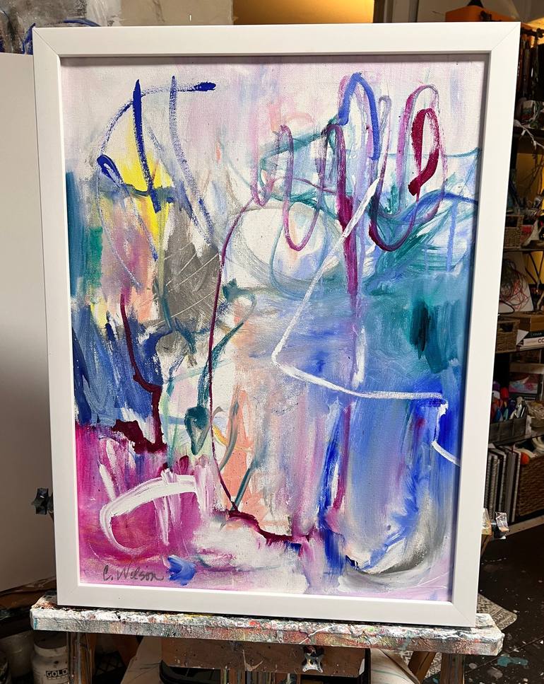 Original Abstract Expressionism Abstract Painting by Cheryl Wilson