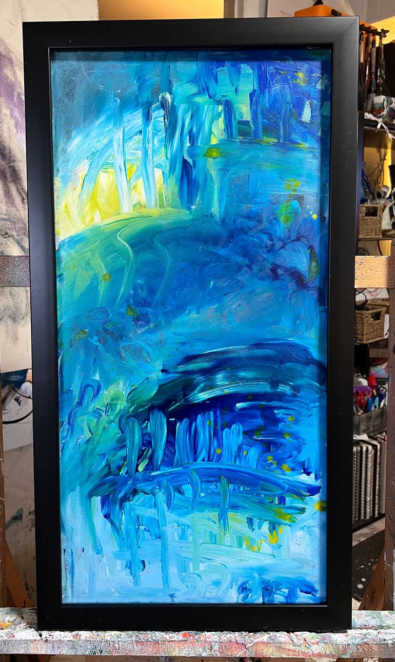 Original Abstract Expressionism Abstract Painting by Cheryl Wilson