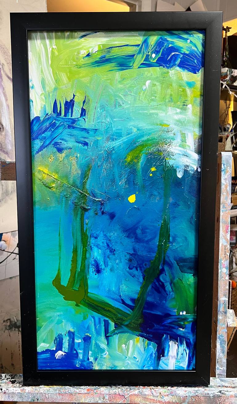 Original Abstract Expressionism Abstract Painting by Cheryl Wilson