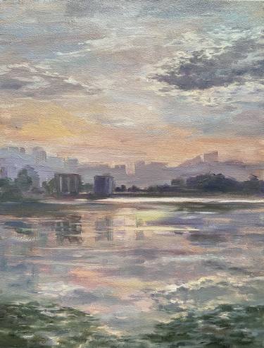 Original Realism Beach Painting by Olga Polianska