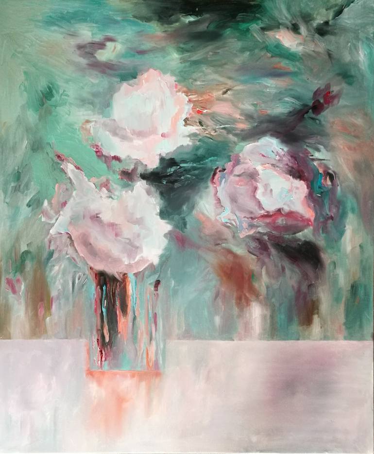 Print of Abstract Floral Paintings by Olga Polianska