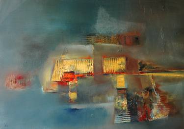 Print of Abstract Expressionism Architecture Paintings by David Dvorsky