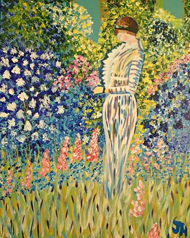 Print of Impressionism Garden Paintings by JenniferandRichmond Harris