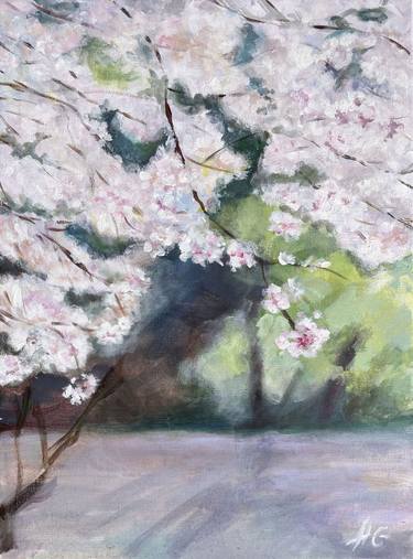 Almond blossom_acrylik on canvas thumb