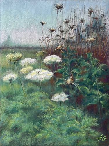 Original Impressionism Landscape Painting by Alla Gorelik