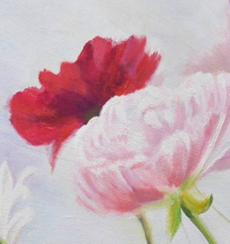 Original Realism Floral Painting by Alla Gorelik