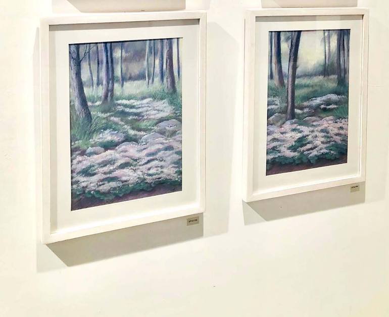 Original Figurative Landscape Drawing by Alla Gorelik