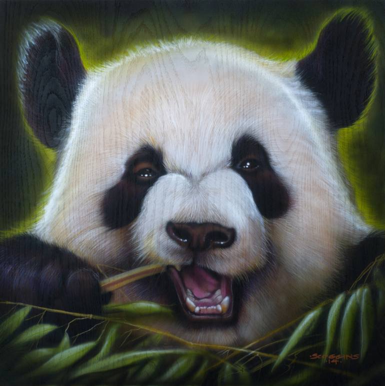 Closeup shot of a giant panda bear, Posters, Art Prints, Wall Murals