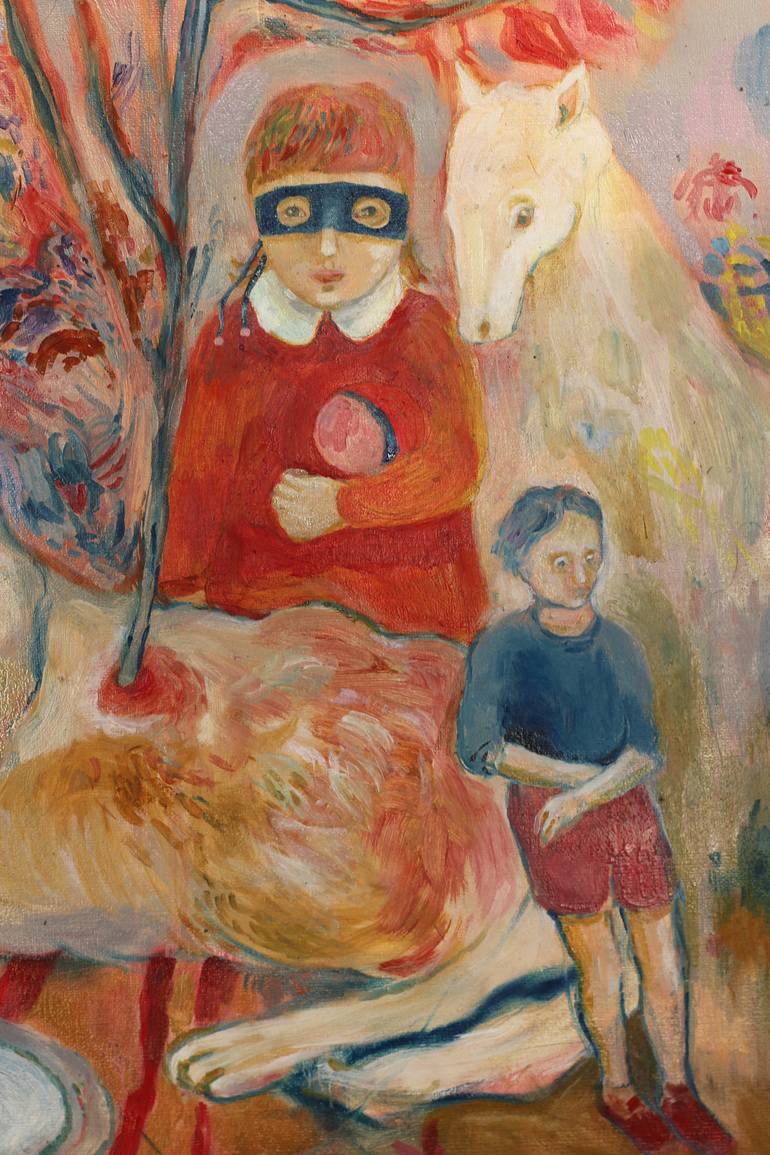 Original Children Painting by Aurelija Kairyte-Smolianskiene