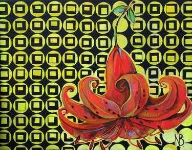 Print of Abstract Floral Paintings by Natalia Bessonova