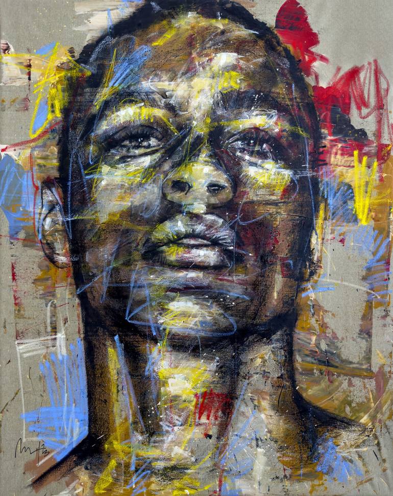 Portrait Of A Man Painting by Mario Henrique | Saatchi Art