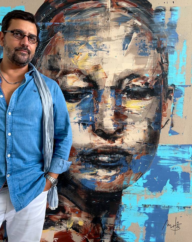 Original Contemporary People Painting by Mario Henrique