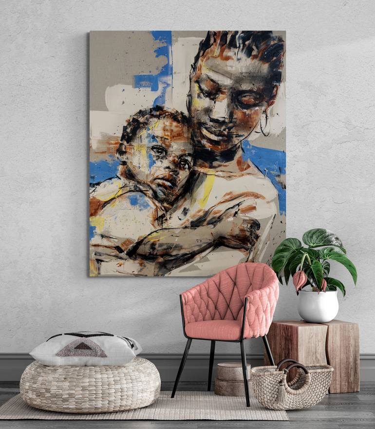 Original Contemporary People Painting by Mario Henrique