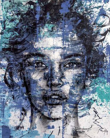 Print of Expressionism Portrait Paintings by Mario Henrique