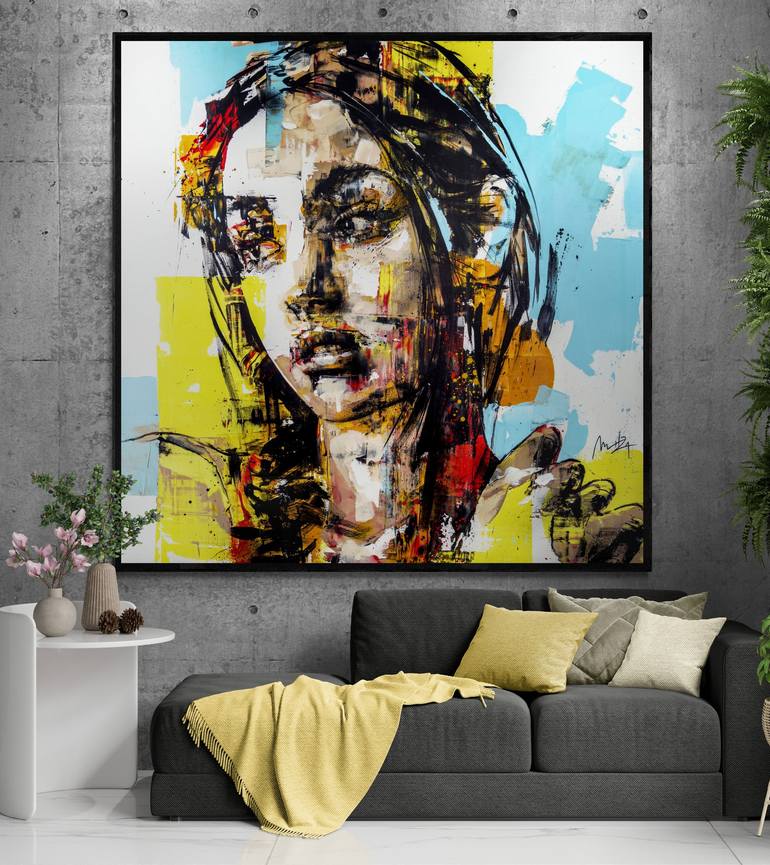 Original Fine Art Portrait Painting by Mario Henrique