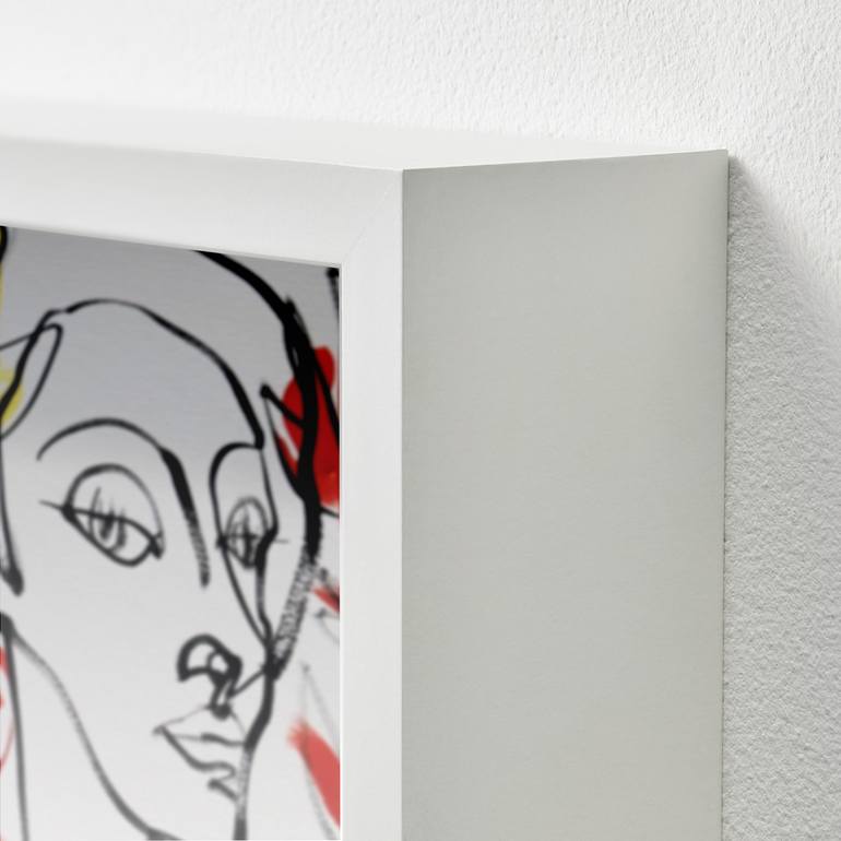 Original Expressionism People Painting by Mario Henrique