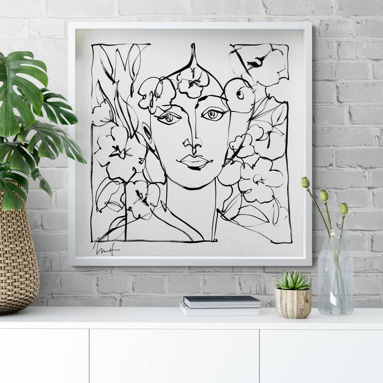 Original Expressionism People Painting by Mario Henrique