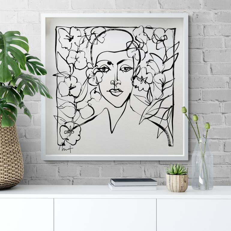 Original Expressionism People Painting by Mario Henrique