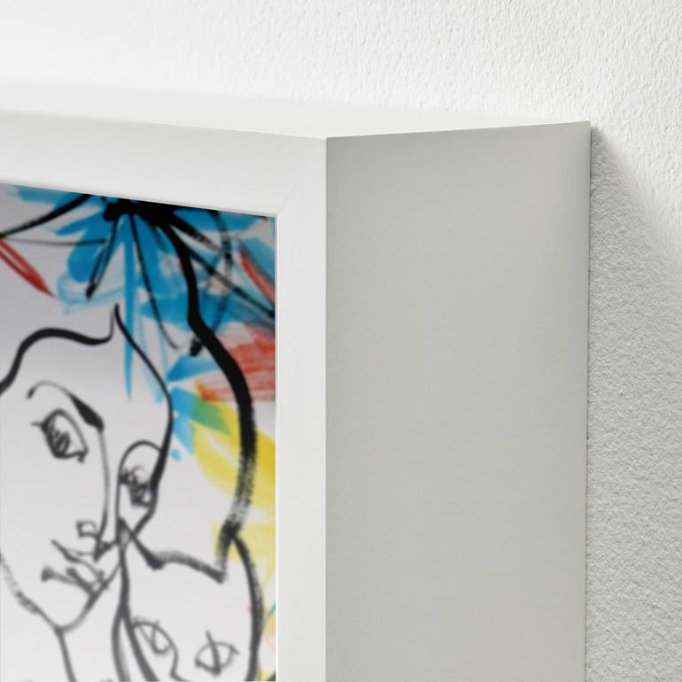 Original Expressionism People Painting by Mario Henrique
