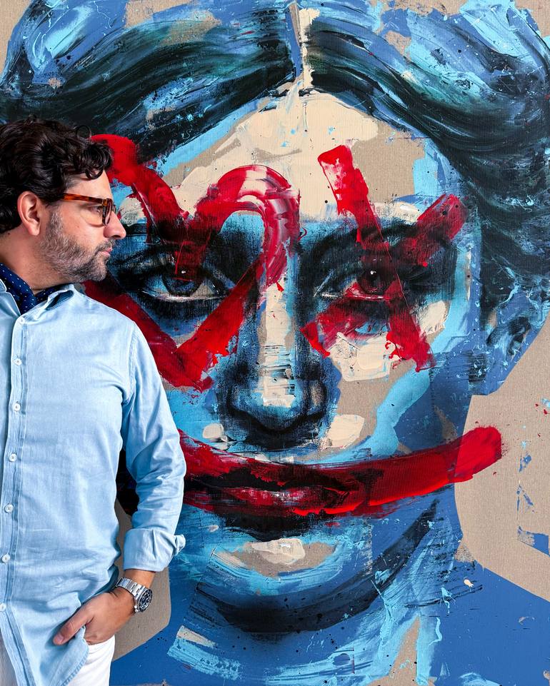 Original Contemporary People Painting by Mario Henrique