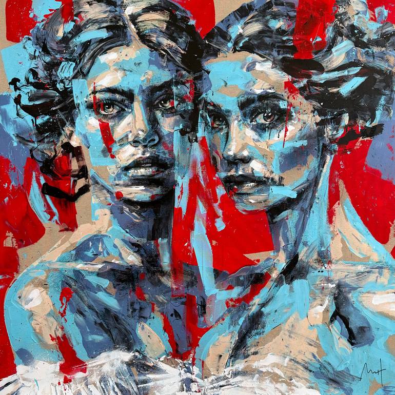 Print of Fine Art Portrait Paintings by Mario Henrique
