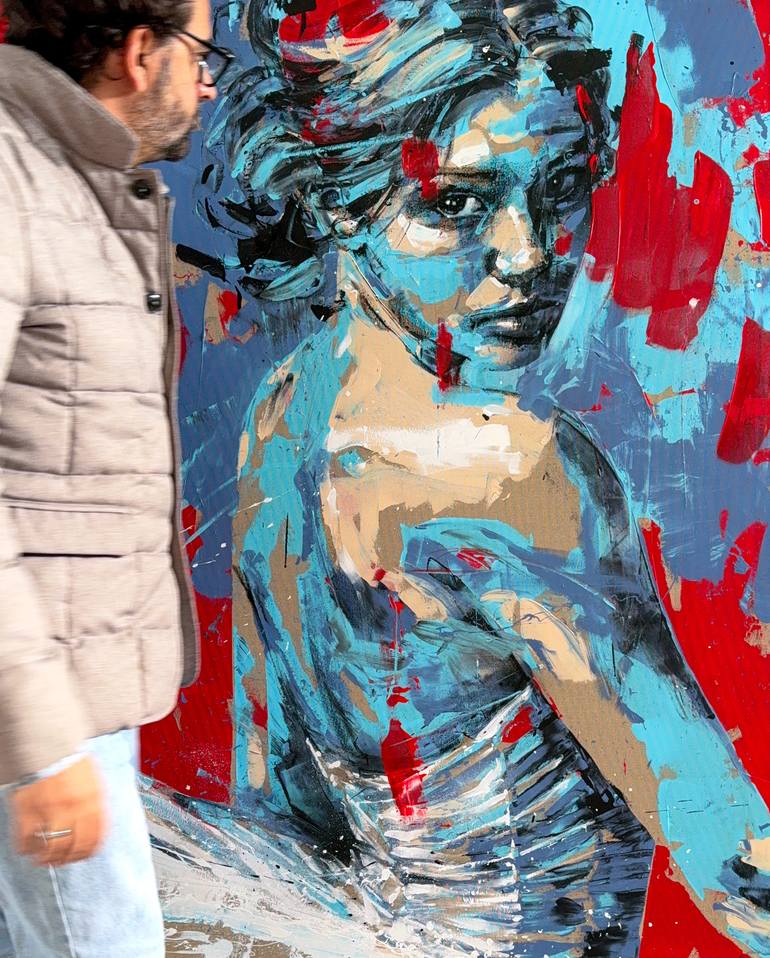 Original Contemporary People Painting by Mario Henrique