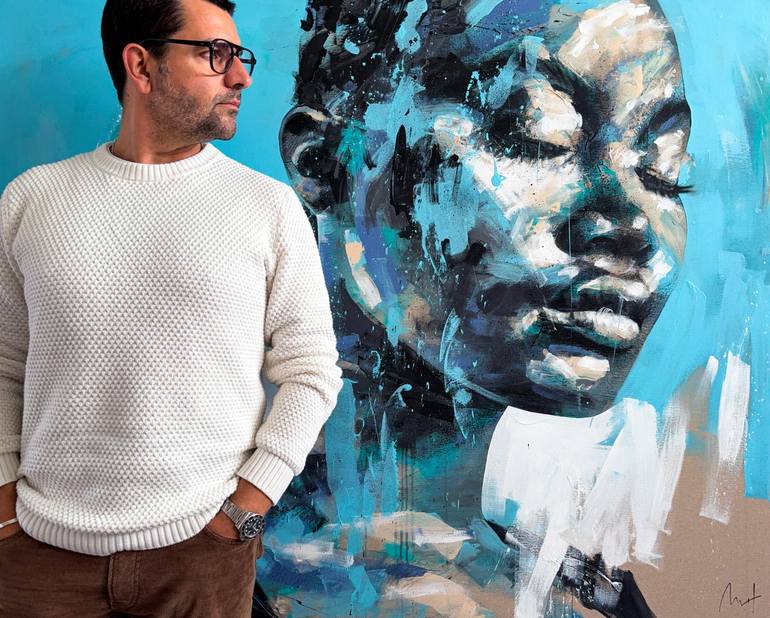 Original Contemporary People Painting by Mario Henrique