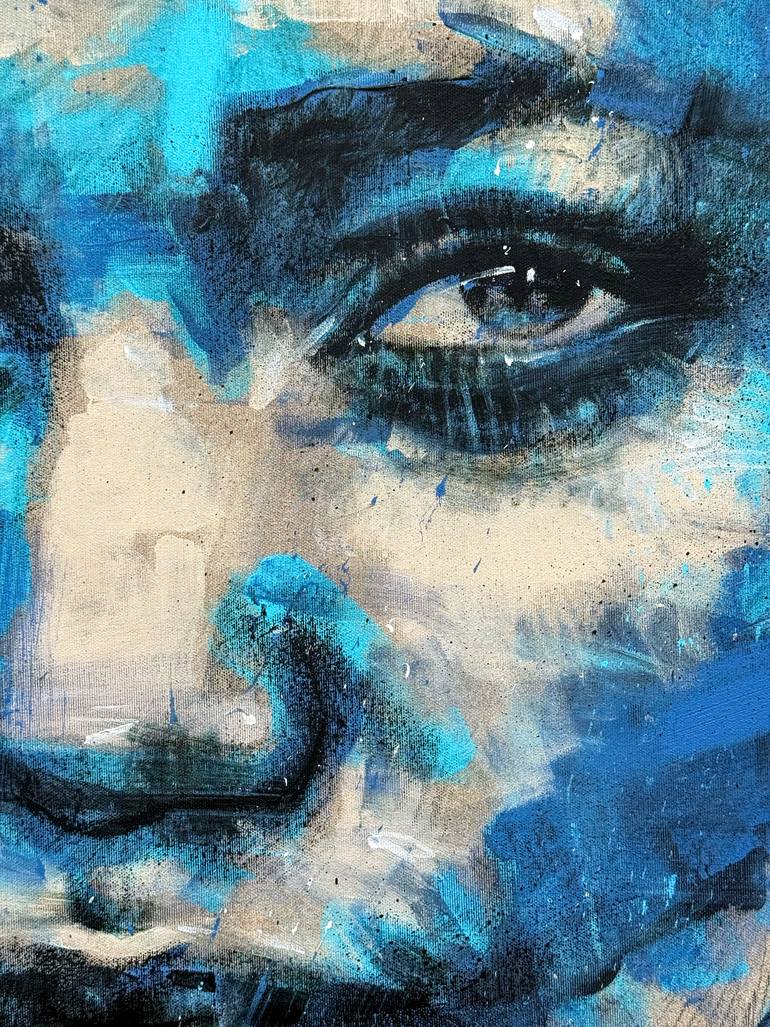 Original Expressionism Portrait Painting by Mario Henrique