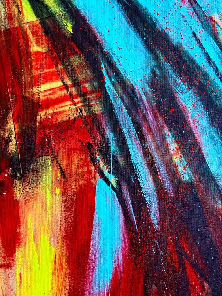 Original Expressionism People Painting by Mario Henrique